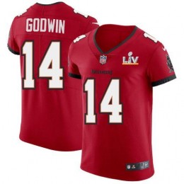 Tampa Bay Buccaneers #14 Chris Godwin Youth Super Bowl LV Bound Red Vapor Elite Jersey