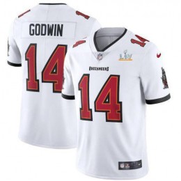 Tampa Bay Buccaneers #14 Chris Godwin Youth Super Bowl LV Bound White Vapor Limited Jersey