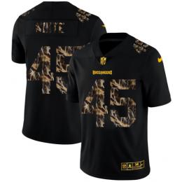 Tampa Bay Buccaneers #45 Devin White Youth Black Flocked Lightning Vapor Limited NFL Jersey