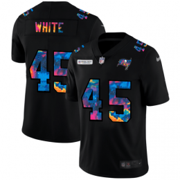 Tampa Bay Buccaneers #45 Devin White Youth Multi-Color Black 2020 NFL Crucial Catch Vapor Untouchable Limited Jersey