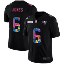 Tampa Bay Buccaneers #6 Julio Jones Youth Multi-Color Black 2020 NFL Crucial Catch Vapor Untouchable Limited Jersey