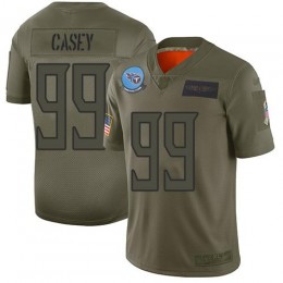 Tennessee Titans #99 Jurrell Casey Camo Youth Stitched NFL Limited 2019 Salute to Service Jersey