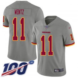 Washington Commanders #11 Carson Wentz Gray Youth Stitched NFL Limited Inverted Legend Jersey