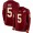 Washington Commanders #5 Tress Way Burgundy Team Color Youth Stitched NFL Limited Therma Long Sleeve Jersey