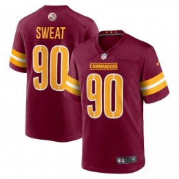 Washington Washington Commanders #90 Montez Sweat Burgundy Youth Game Jersey